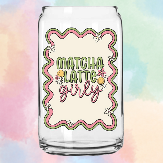 Matcha Latte Girly (Glass)